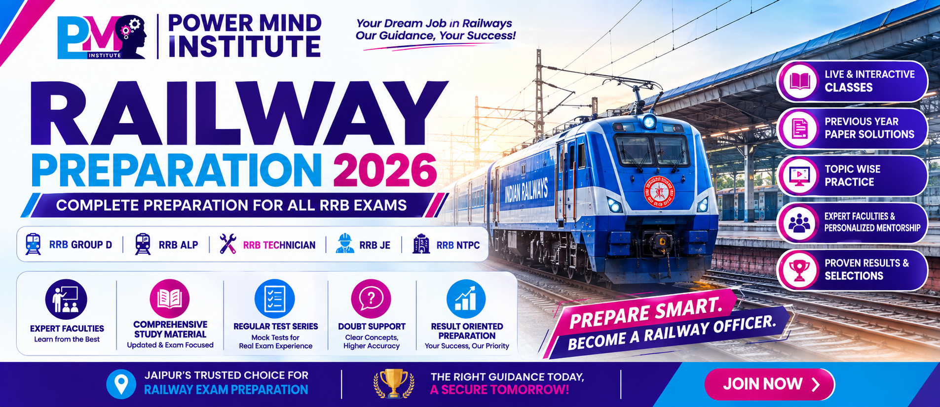 How to Choose the Best Railway Coaching in Jaipur for RRB Exams in 2026