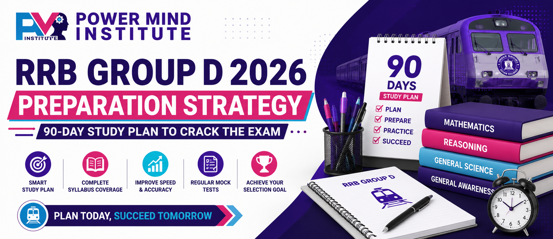 RRB Group D 2026 Preparation Strategy: 90-Day Study Plan to Crack the Exam