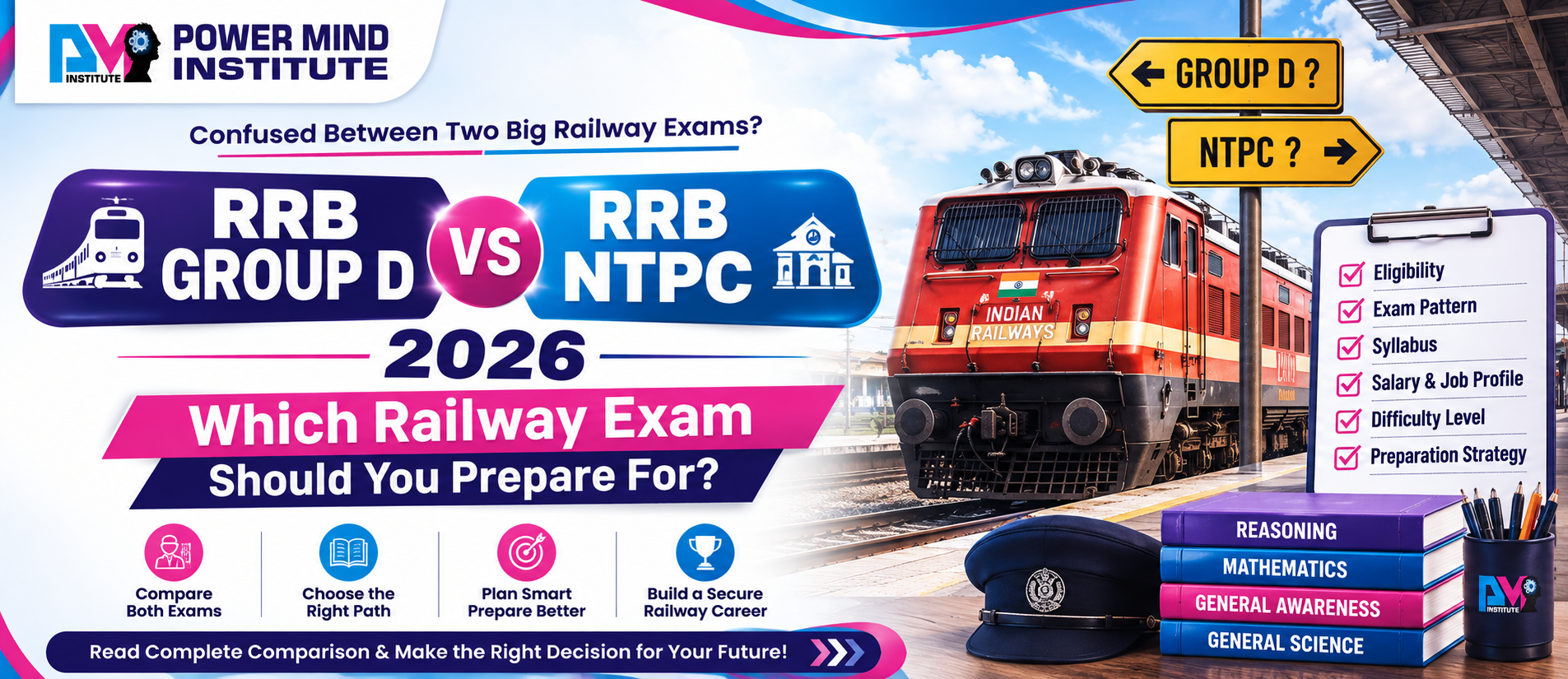 RRB Group D vs NTPC 2026: Which Railway Exam Should You Prepare For?