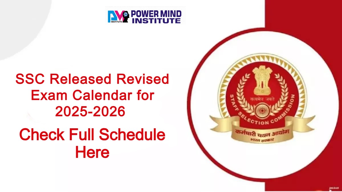 SSC Released Revised Exam Calendar for 2025-2026 – Check Full Schedule Here