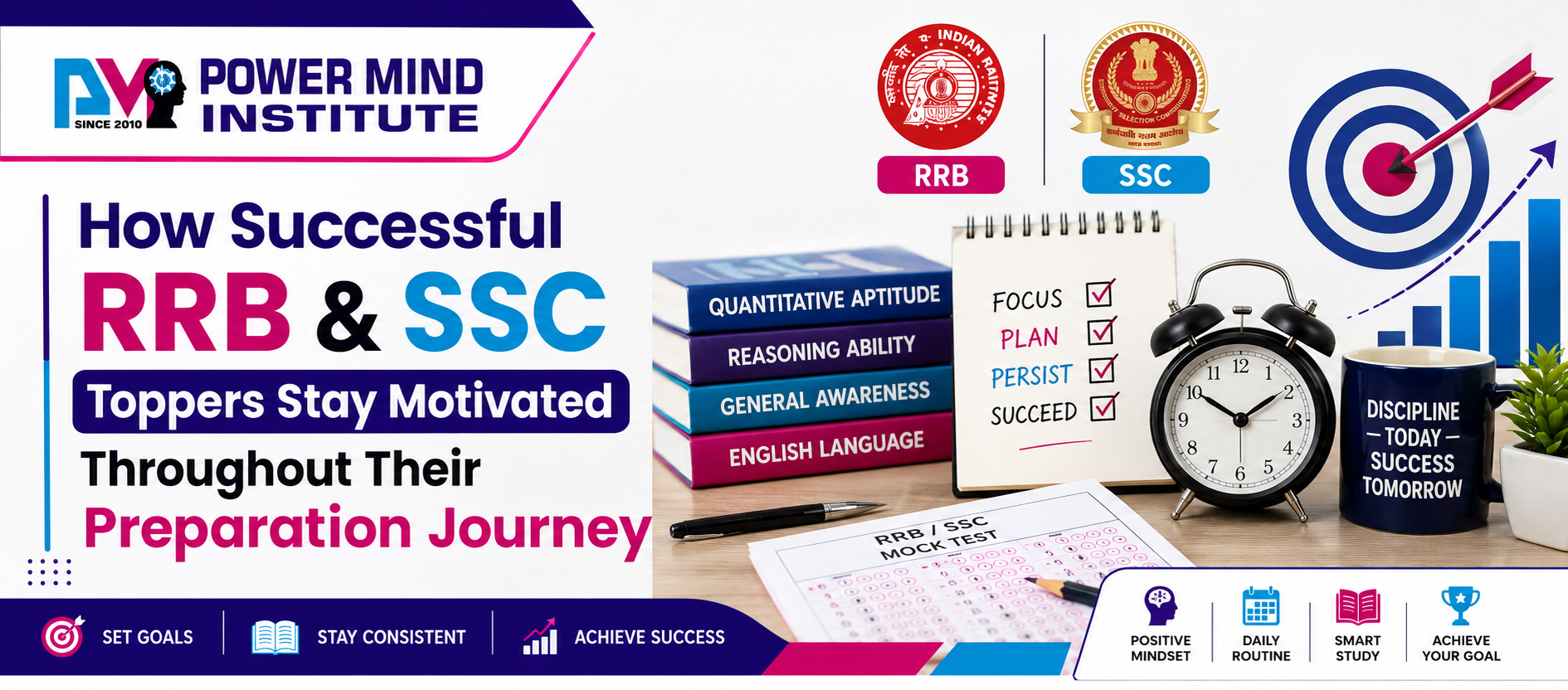 How Successful RRB & SSC Toppers Stay Motivated Throughout Their Preparation Journey