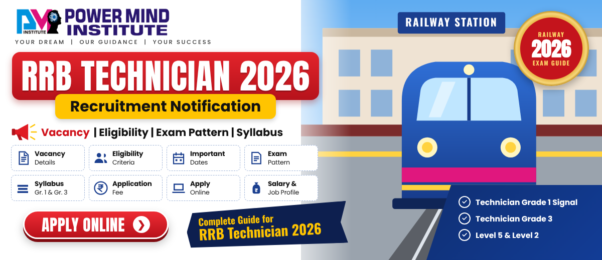 RRB Technician Recruitment 2026: Notification, Vacancy, Eligibility, Exam Pattern, Syllabus & Apply Online